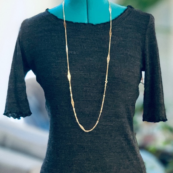 ANTHROPOLOGIE T.LA waffle knit top *NWOT* - Picture 2 of 6